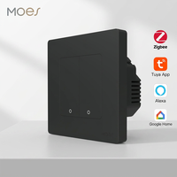 MOES New Star Ring Tuya Smart ZigBee3.0 Sakelar Tombol Tekan/Sakelar Adegan Kontrol Jarak Jauh Aplikasi Smart Life Bekerja dengan Alexa Google