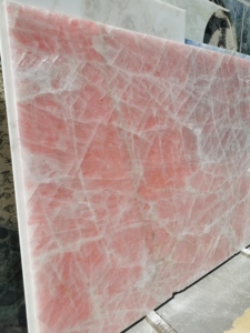 Modern Luxury Factory Wholesale Elegant Pink Marble Crystal Onyx Oval <strong>Tall</strong> <strong>Dining</strong> <strong>Table</strong> Set for 8 Home Hotel Villa Kitchen Bar - Product Image 6
