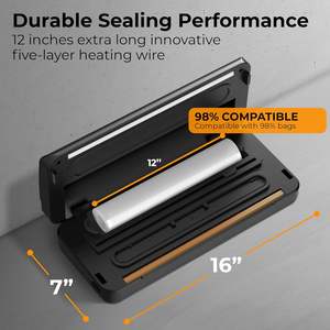 Machine de mise sous vide portable pour aliments, personnalisable avec logo, scelleuse sous vide automatique pour usage domestique – Vente chaude - Product Image 4