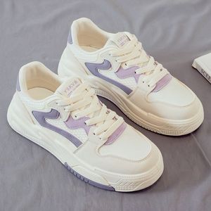 Zapatillas Deportivas de Plataforma con Cordones para Mujer, Transpirables, Ligeras, con Parte Superior de Malla, para Primavera, Verano y Otoño, Calzado Informal para Exteriores - Product Image 5