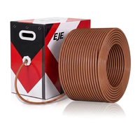 Câbles Ethernet F/FTP Cat 7 en Cuivre Nu, 305m, Cat 7, LSZH PE, 23/24/26/28AWG, Câble LAN S/FTP Internet, Ventes Flash