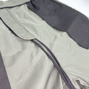 Pantalones cortos chinos para hombre, cintura elástica, bucles, Bolsillo grande, cremallera, estilo informal, tejido bordado, cintura media, antiarrugas, pantalones cortos para hombre - Product Image 6