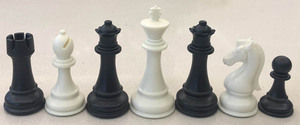 King Tall 3.75 pouces les candidats série King'S Knight pièces d'échecs en plastique d'échecs en résine (34 pièces/ensemble) très bonne qualité DCP21h - Product Image 3