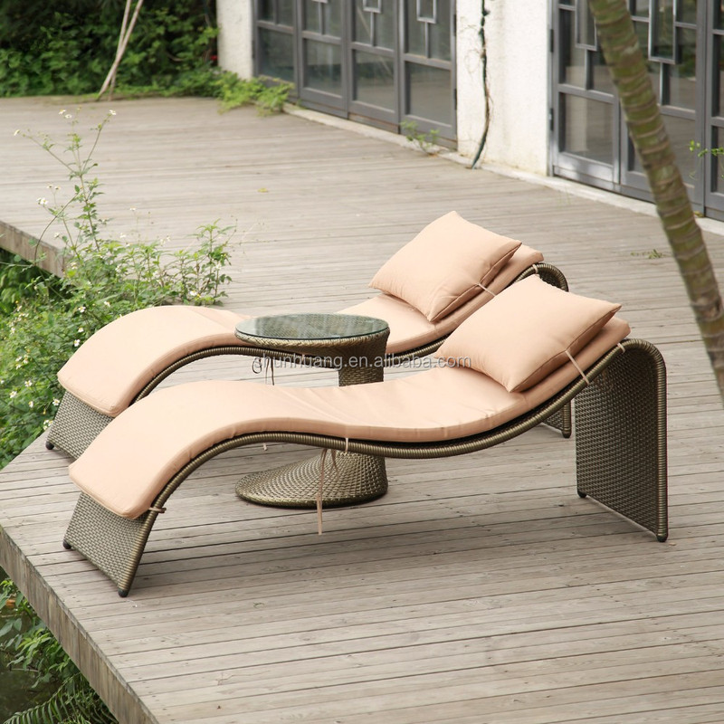 Outdoor Lounge Chaise Balcony Swimming Pool