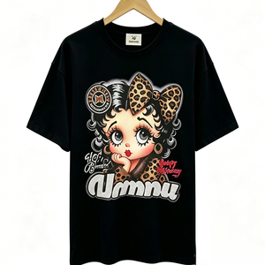 ซีตง เสื้อยืดผู้หญิงลายสุขสันต์วันเกิด แขนสั้นทรงโอเวอร์ไซส์ สไตล์สตรีทแวร์ - Product Image 6