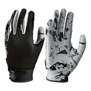ถุงมือรับบอลแบบโมโนโครมสีดำ ระบายอากาศได้ดี ฝ่ามือเหนียวพิเศษ - Product Image 1