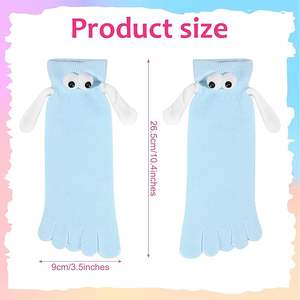 KTS507 logotipo personalizado Yoga novedad magnético sosteniendo manos dedo del pie <span class=keywords><strong>calcetines</strong></span> divertidos <span class=keywords><strong>calcetines</strong></span> magnéticos regalos de Navidad para parejas amigos <span class=keywords><strong>novio</strong></span> - Product Image 3