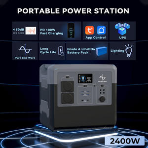 <span class=keywords><strong>Estación</strong></span> <span class=keywords><strong>de</strong></span> Energía Portátil Swalle <span class=keywords><strong>de</strong></span> 2400W con Batería LiFePO4, Generador Solar, Disponible en Stock para Campamentos al Aire Libre, Vehículos Recreativos y Cualquier Situación, Enchufe Europeo - Product Image 5