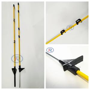 เสาไฟเบอร์กลาส1.50เมตรปรับแต่งได้สำหรับรั้วไฟฟ้าทำจาก3D หนามโลหะ - Product Image 2