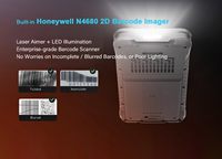 Tablet PC Resistente de 6.5 Pulgadas, Sistema Operativo Windows 11 IOT Enterprise con Sellado a Prueba de Agua y Polvo con Grado de Protección IP65 8GB de RAM + 128GB