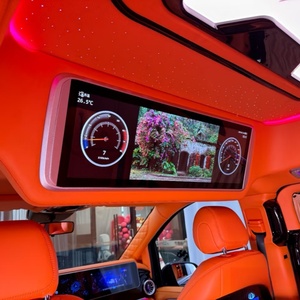 Accesorios Interiores de Lujo Estilo Maybach para <span class=keywords><strong>Mercedes</strong></span> <span class=keywords><strong>Vito</strong></span>, <span class=keywords><strong>Fundas</strong></span> de Asiento de Cuero Naranja Premium, Juego de Modificación de Acabados, Interior Completo - Product Image 4