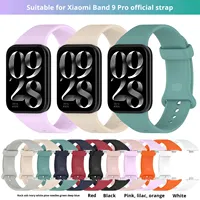 Bracelet en silicone sport avec boucle ardillon de 38 mm en acier inoxydable compatible avec les modèles 9/8 Pro Redmi 4/5/6