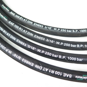 Precio de fábrica, flexible 2 pulgadas sae 100 r1 1SN tubo de goma hidráulica o de goma manguera industrial, - Product Image 6
