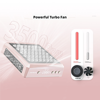 Set Kit Salon Profesional Meja Nail Art dengan Filter HEPA, Layar Digital, Penghisap Debu Kuku Isi Ulang, Plastik EG 110v-240v
