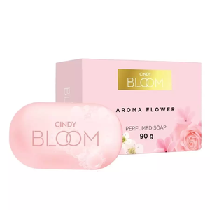 Jabón en Barra para Todo Tipo de Piel, 36 Meses, Impresión Láser, Aroma Floral CINDY BLOOM (90g), Jabón Limpiador de Uso Diario - Product Image 1