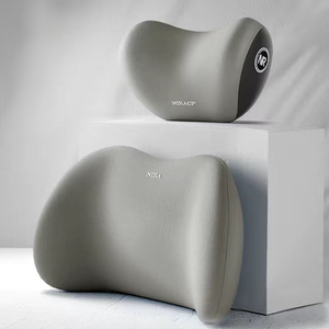 Coussins de soutien lombaire en mousse à mémoire de forme <span class=keywords><strong>pour</strong></span> siège <span class=keywords><strong>conducteur</strong></span>, imperméables et luxueux, 3-4 pièces, appuis-tête de <span class=keywords><strong>voiture</strong></span>, protecteurs de nuque - Product Image 2