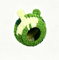 Nid d'oiseau rond en peluche tissé, très populaire, confortable et sûr, pour l'élevage et le repos, abri d'hiver intérieur/extérieur pour petits oiseaux