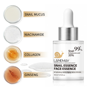 Produits de soin de la peau coréens en gros, marque privée OEM, hydratant, <span class=keywords><strong>essence</strong></span> de mucine d'escargot originale 99%, sérum d'escargot pour le visage - Product Image 4