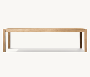 Sassanid Outdoor Midcentury Modernism Hotel Resort Patio Garden Sets Aegean Teak Table à manger et chaises - Product Image 2