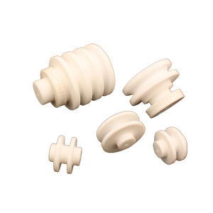 ด้าย <span class=keywords><strong>PTFE</strong></span> แบบพิเศษชิ้นส่วนพลาสติกสำหรับการแปรรูปปั๊มเยื่อหุ้ม <span class=keywords><strong>PTFE</strong></span> บริสุทธิ์100% วัตถุดิบตามสั่ง - Product Image 1