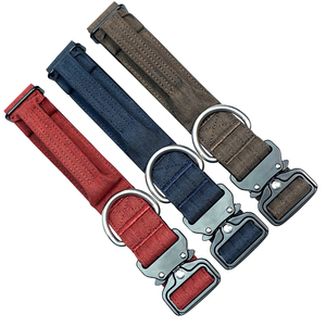 Collier tactique pour chien, robuste, réglable, en nylon, avec boucle à dégagement rapide, rembourrage doux, pour chien de travail K9 de taille moyenne à grande - Product Image 5