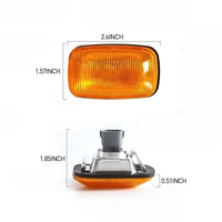 Nouveau clignotant latéral YBJ ambre + blanc 100 % étanche pour Landcruiser FJ79 78 76 OEM 81730-20191 Garde-boue avant LC79