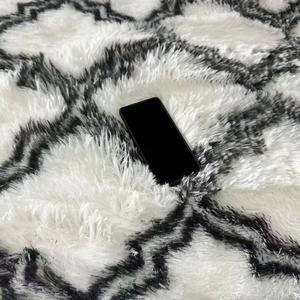 Tappeto Shaggy a pelo lungo all'ingrosso della fabbrica di tappeti nordici e tappeti camera da letto soggiorno Custom Area tappeti soffice stile moderno - Product Image 2