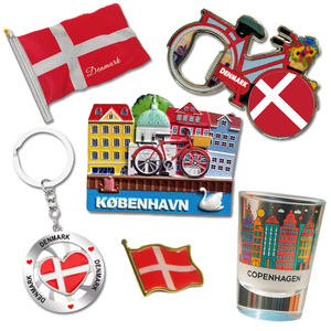 Logotipo personalizado de fábrica Llavero de metal Spinner Bandera danesa Dinamarca llavero <span class=keywords><strong>Copenhague</strong></span> Dinamarca Llavero de recuerdo - Product Image 2