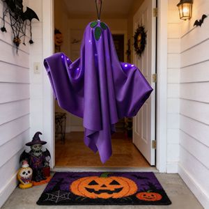 Decoraciones de luces fantasma de Halloween, luces LED de fantasmas, se pueden colgar al aire libre o en el jardín para fiestas y casas embrujadas de Halloween. - Product Image 2