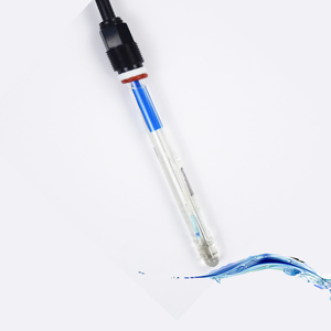 Sonda de vidrio de alta temperatura con electrodo de <span class=keywords><strong>PH</strong></span> <span class=keywords><strong>industrial</strong></span> con compensación de temperatura para tratamiento de aguas residuales alimentos y bebidas - Product Image 2