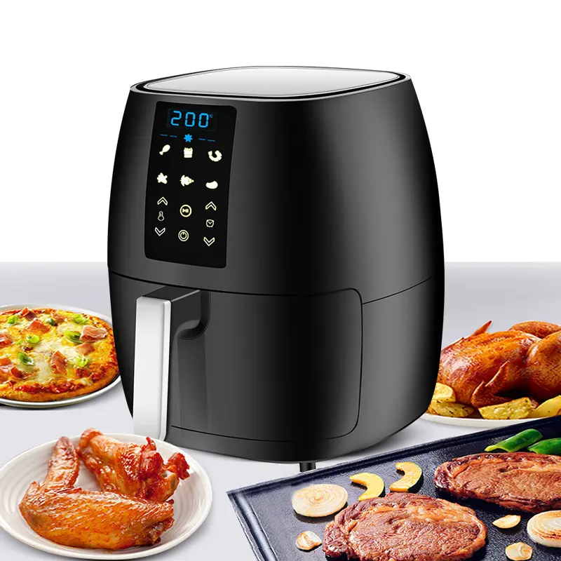 Dropshipping Cooking Time,Chart Accessories Set 5.5 Liter xl Big Capacity Without Oil Air Fryer/