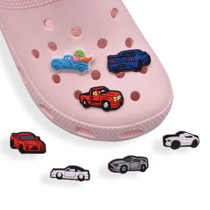 Cartoon Car Series PVC Shoe Charms Boucles décoratives pour garçon - Product Image 3