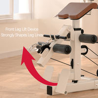 Equipo de Gimnasio Multifuncional de Acero para el Hogar para Entrenamiento de Brazos y Musculación - Entrenador Completo para Pecho, Espalda, Bíceps y Tríceps