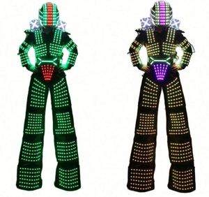 Tuta Robot LED Intelligente a Pixel Colorati Unisex, Giacca Luminosa con Trampoli per Spettacoli di Danza sul Palco per Adulti - Product Image 1