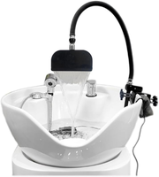 Pompe à Eau Spéciale Amovible à Circulation Chaude pour Traitement Capillaire, Bac de Lavage et Évier de Spa pour Salon