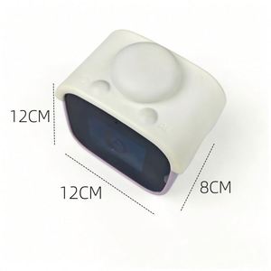 <span class=keywords><strong>Radio</strong></span>-<span class=keywords><strong>réveil</strong></span> numérique multicolore avec horloge, haut-parleur et fonction d'alarme par heure, compatible avec la commande vocale IA LLM - Product Image 3