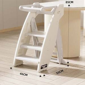2025 nouveau Design pliable réglable Montessori échelle debout cuisine salle de bain escabeau pour enfants bébés enfant en bas âge apprentissage enfant - Product Image 6