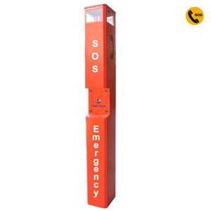 Nhà Sản Xuất <span class=keywords><strong>GSM</strong></span> Dựa Bên Đường Điện Thoại Tự Động Quay Số Khẩn Cấp Bên Đường Điện Thoại Với Cực Đứng KNEM-21 - Product Image 1