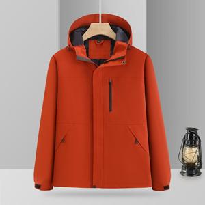 Mens Tactical Waterproof Softshell Hooded Hiking Camping Winter Coat Fleece <b>Windbreaker</b> - Product Image 5