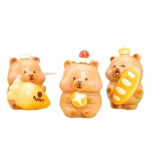 Yu Mo Silly Pig Baking Daily Blind Box, Figuras de Resina, Adornos de Dibujos Animados, Juguetes Coleccionables Creativos y Lindos para Niños de 8 a 13 Años, Regalo - Product Image 5