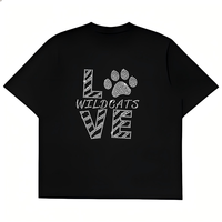 Nouveau vinyle de transfert thermique LOVE en strass de haute qualité pour T-shirt, vente en gros