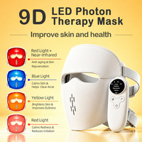 Masque de luminothérapie LED personnalisé en gros avec logo, 460nm 505nm 630nm 850nm, masque facial infrarouge OEM ODM