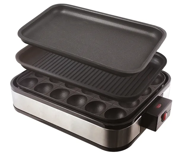 Mini multi-function cookware electric grill pot health pot