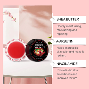 Mascarilla <span class=keywords><strong>de</strong></span> Crema Labial Rosa, Hidratante, Aclarante, Blanqueadora, con Manteca <span class=keywords><strong>de</strong></span> Karité, Camelia y Minerales, Elimina los <span class=keywords><strong>Labios</strong></span> Oscuros por Tabaquismo - Product Image 6