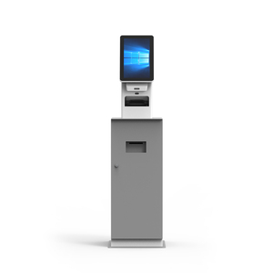 Freestanding Self-Service Reception <strong>Kiosks</strong> Showroom Registration Self Check in <strong>Kiosk</strong> <strong>with</strong> Passport Scanner Printer - Product Image 2