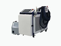Nouvelle machine de soudage au laser à fibre FSPREC, sortie maximale 1500W-3000W, soudage, nettoyage et découpe de métaux, refroidie par eau, portable, de bureau