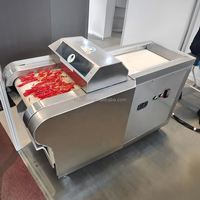 Machine de déchiquetage de nourriture d'utilisation de restaurant opération facile Machine de découpe de bande de tempeh Machine de rouleau de découpe de calmar