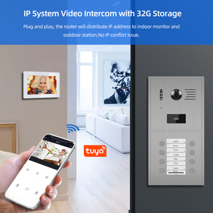 Telepon pintu video kucing <span class=keywords><strong>5</strong></span> poe Tuya telepon pintu video pintar IP65 interkom tahan air PoE catu daya bel pintu interkom - Product Image 6