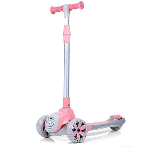 China Factory Kids Scooter Eléctrico Para Ninos <span class=keywords><strong>Hoverboard</strong></span> Plegable de 3 Ruedas Material Plástico con Ruedas de PU - Product Image 2