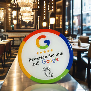 Etiqueta NFC Redonda de PVC Epoxi en Oferta, Etiqueta Programable con Chip NTAG216/215/213, Impresión Offset para TikTok o Google - Product Image 2